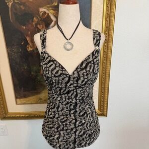 Y2K Sparkly Going Out Ruched Top With Rhinestone Details